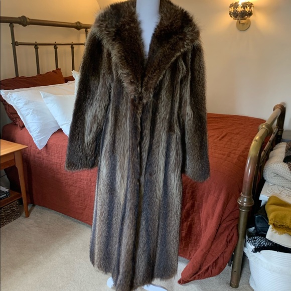 Vintage Raccoon Coat - Picture 2 of 3